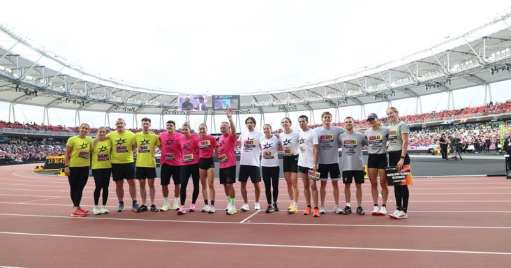 Hatalmas show és egy nagy esés: a futópályán mérték össze tudásukat a magyar sport kiválóságai