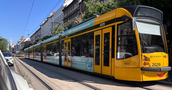 Botrány a 4-6-oson: az ellenőr a pulóverénél fogva ráncigált le egy zavartan viselkedő nőt a villamosról – videó