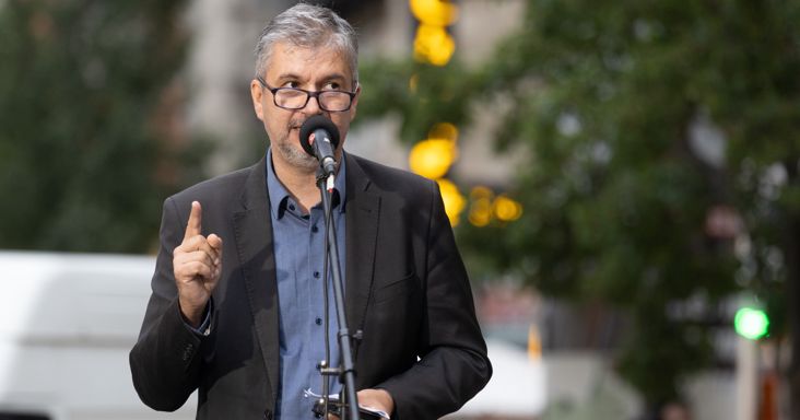 Találkozott Gajdos Lászlóval Hadházy Ákos