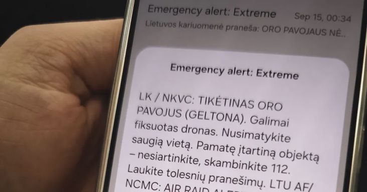 Robbanóanyaggal volt felszerelve a drón, amelyet a NATO vadászgépei lelőttek Litvánia felett