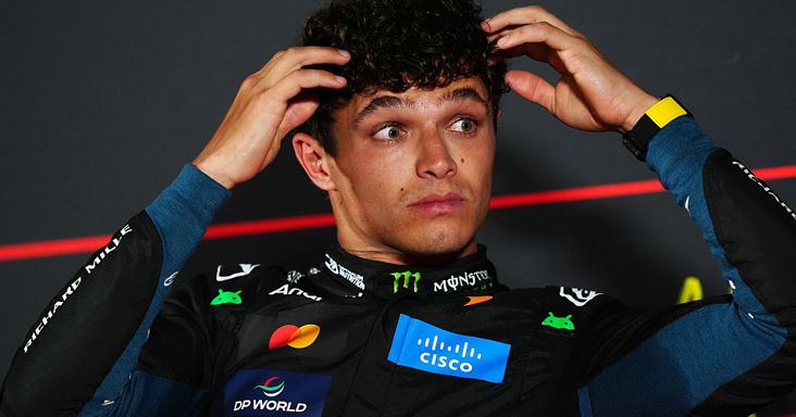 A madridi időmérő után kapott fájó büntetést a pole-t szerző Lando Norris