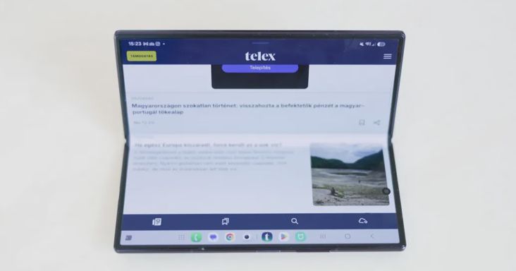 A Samsung új hajtogatható mobilja után nagyon nehéz visszatérni a sima telefonokhoz