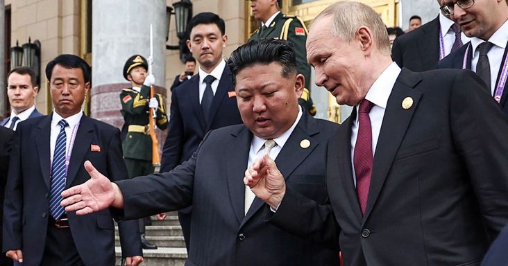 Kim Dzsong Un Putyinnak üzent, Moszkva győzelmében bízik
