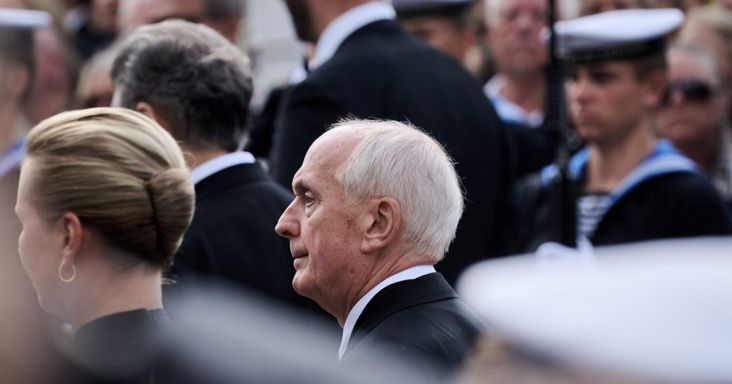 Baka András részt vett V. Harald norvég király temetésén